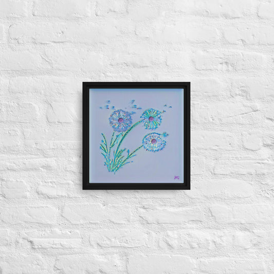 Jeweled Daffodils Blowing in the Wind