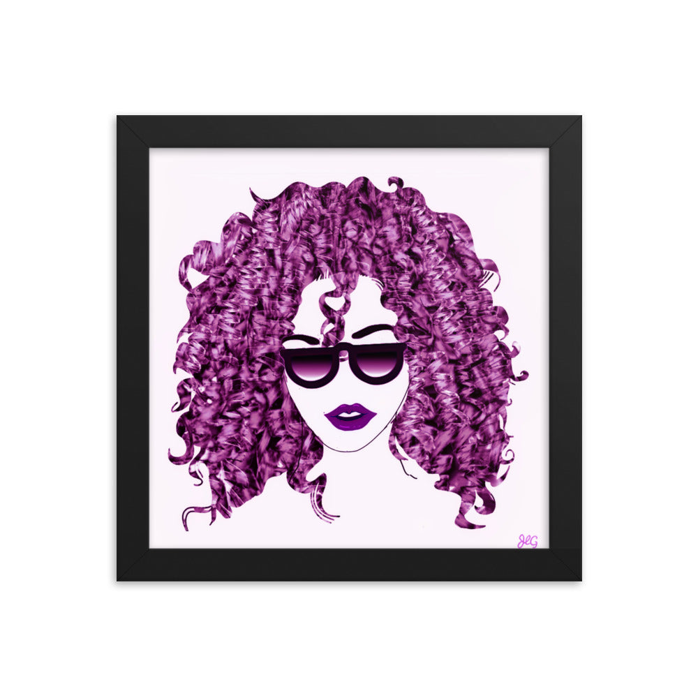 Purple Curls