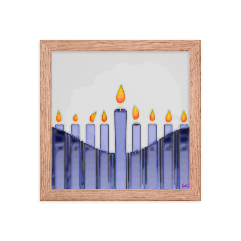 Decorative Hannukah Candles