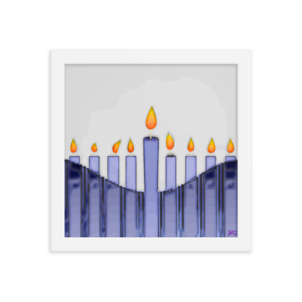 Decorative Hannukah Candles