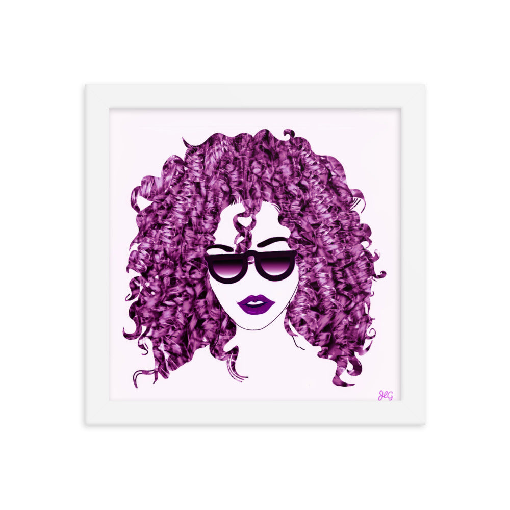 Purple Curls