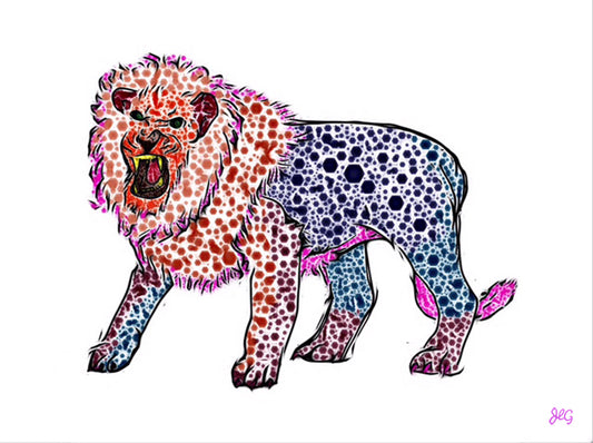 Multicolor Lion