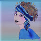 Curly Girl with Scarf