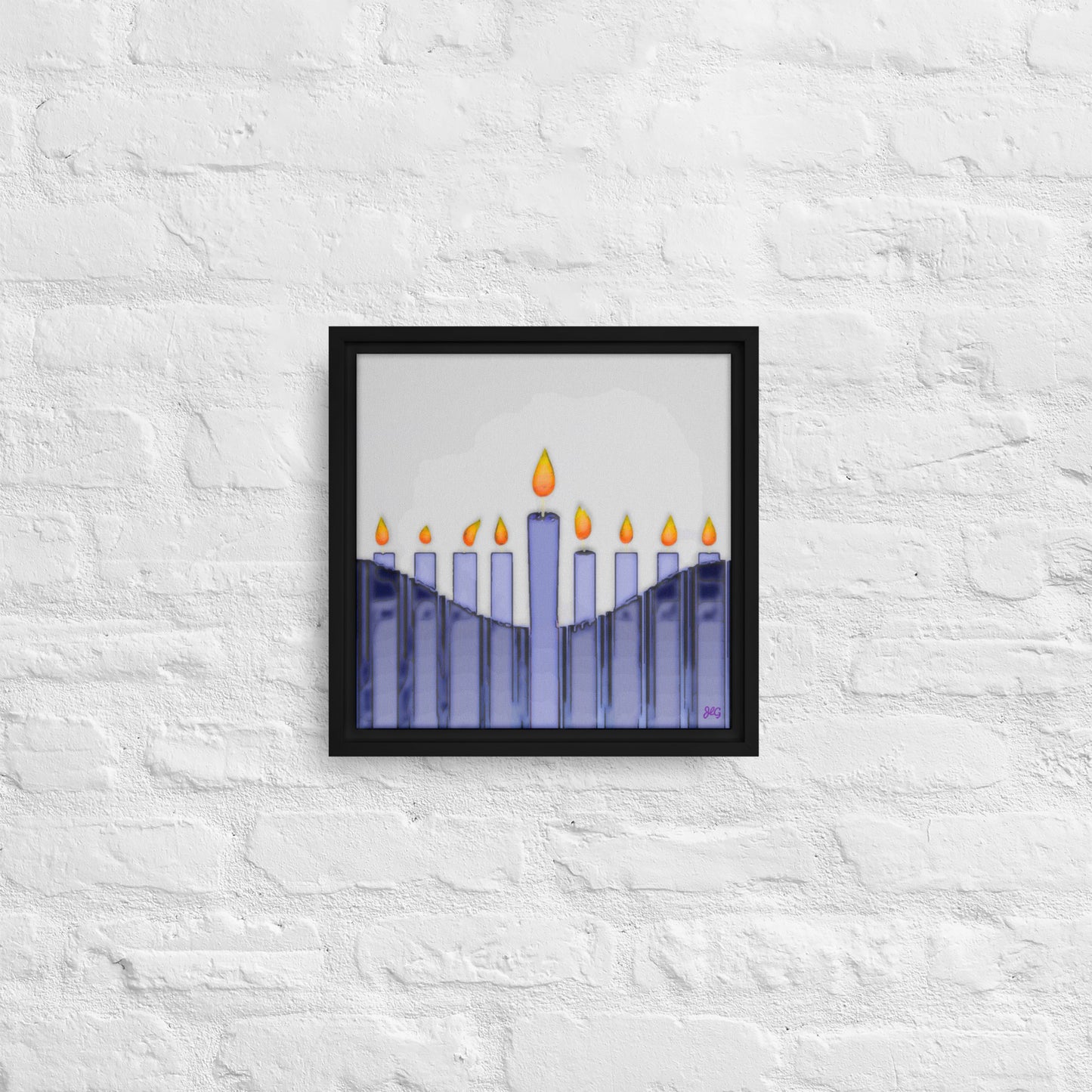 Decorative Hanukkah Candles