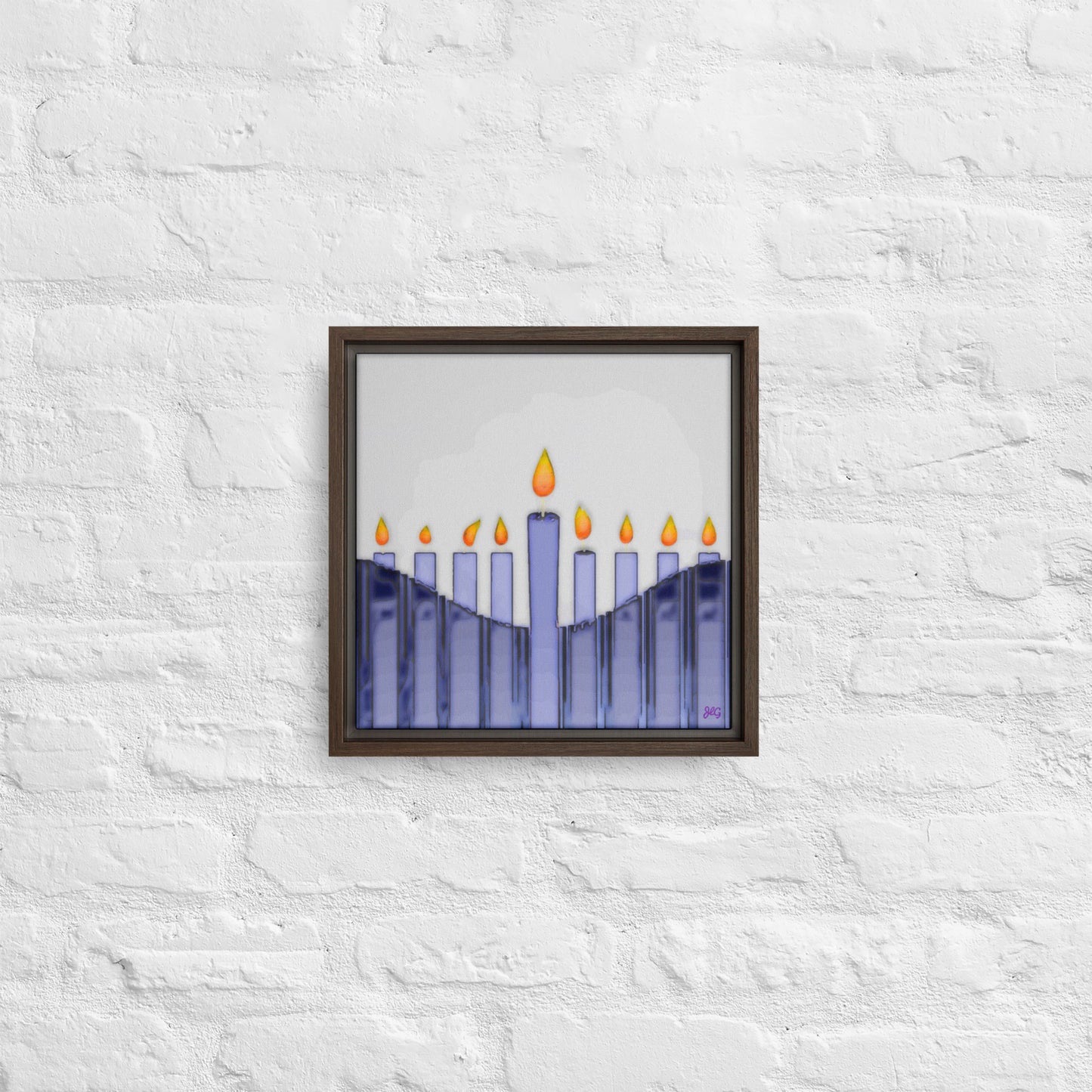 Decorative Hanukkah Candles