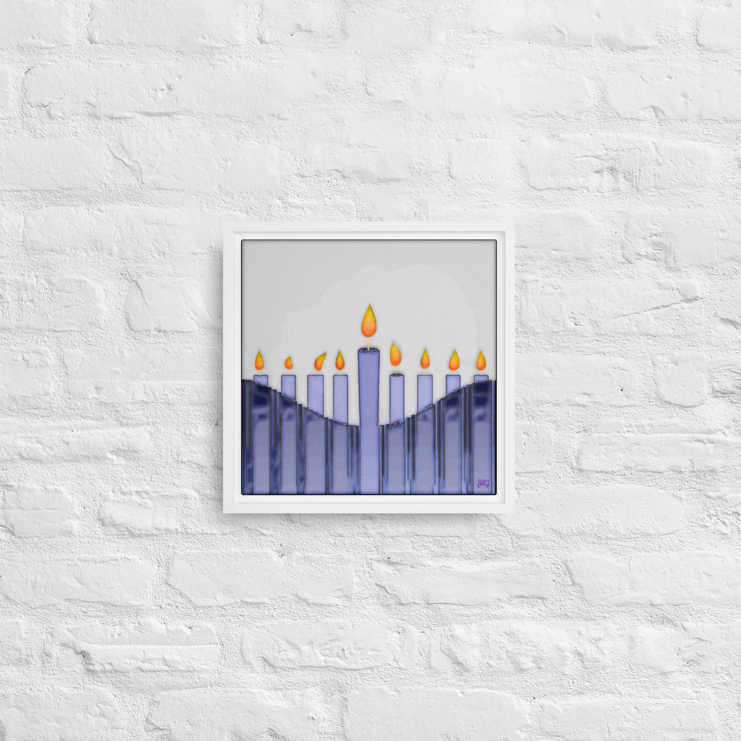 Decorative Hanukkah Candles