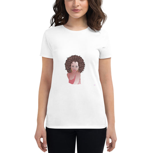 Beautiful Afro Women's Short Sleeve T-shirt