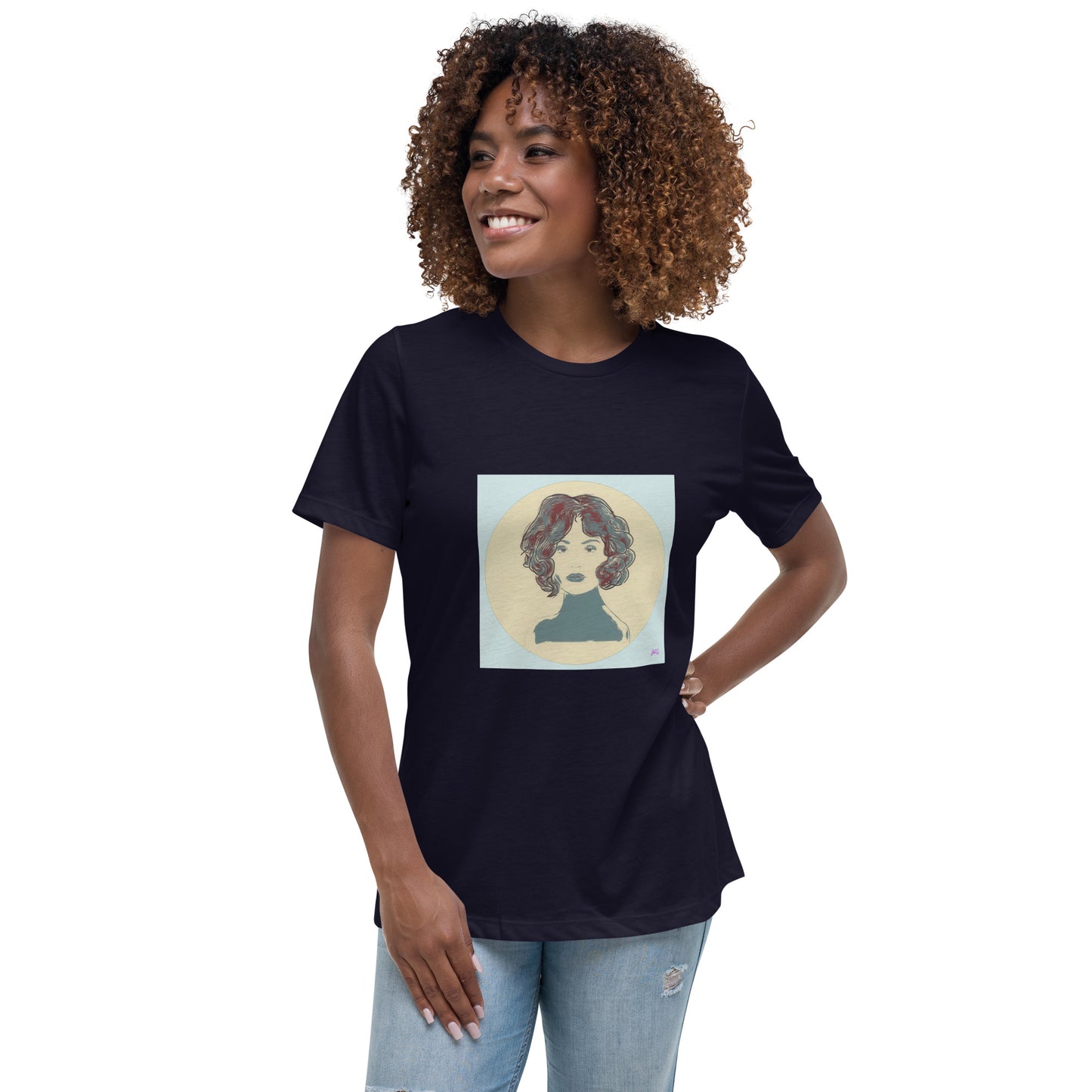 Wavy Hair Women's T-shirt