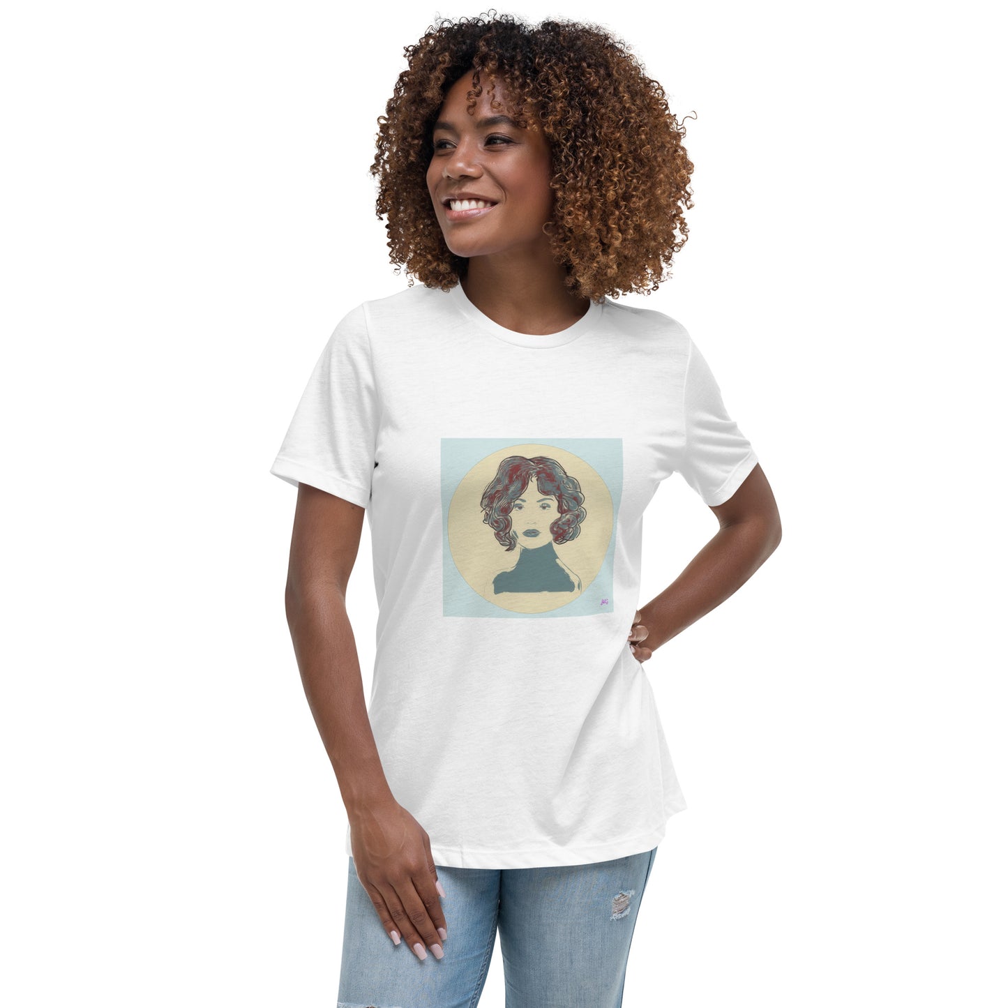 Wavy Hair Women's T-shirt